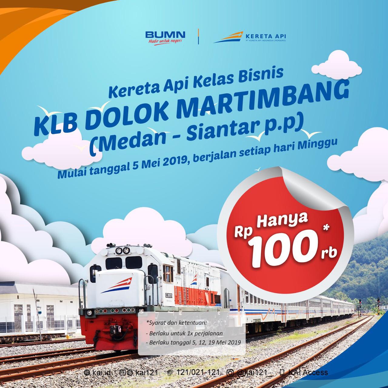  KAI Sumut Operasikan KA Bisnis Layani Penumpang Medan-Siantar 